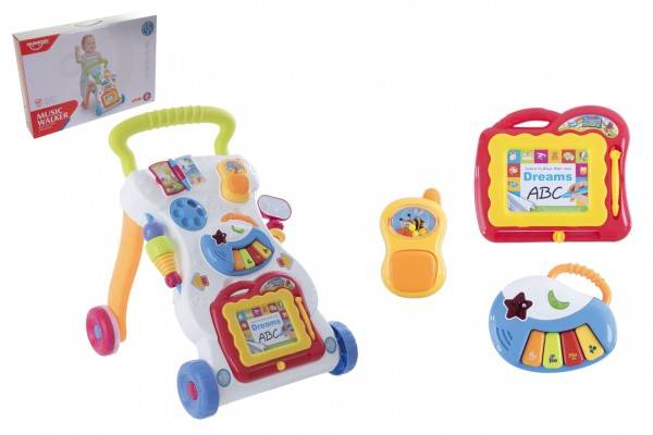 Teddies Moje prvé chodítko plastové so zvukom
