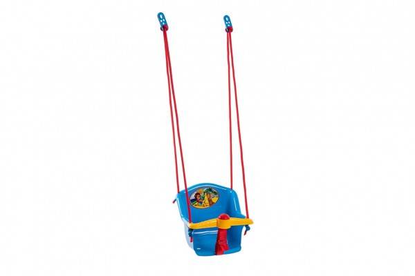 TEDDIES Hojdačka Baby s pískátkem modrá