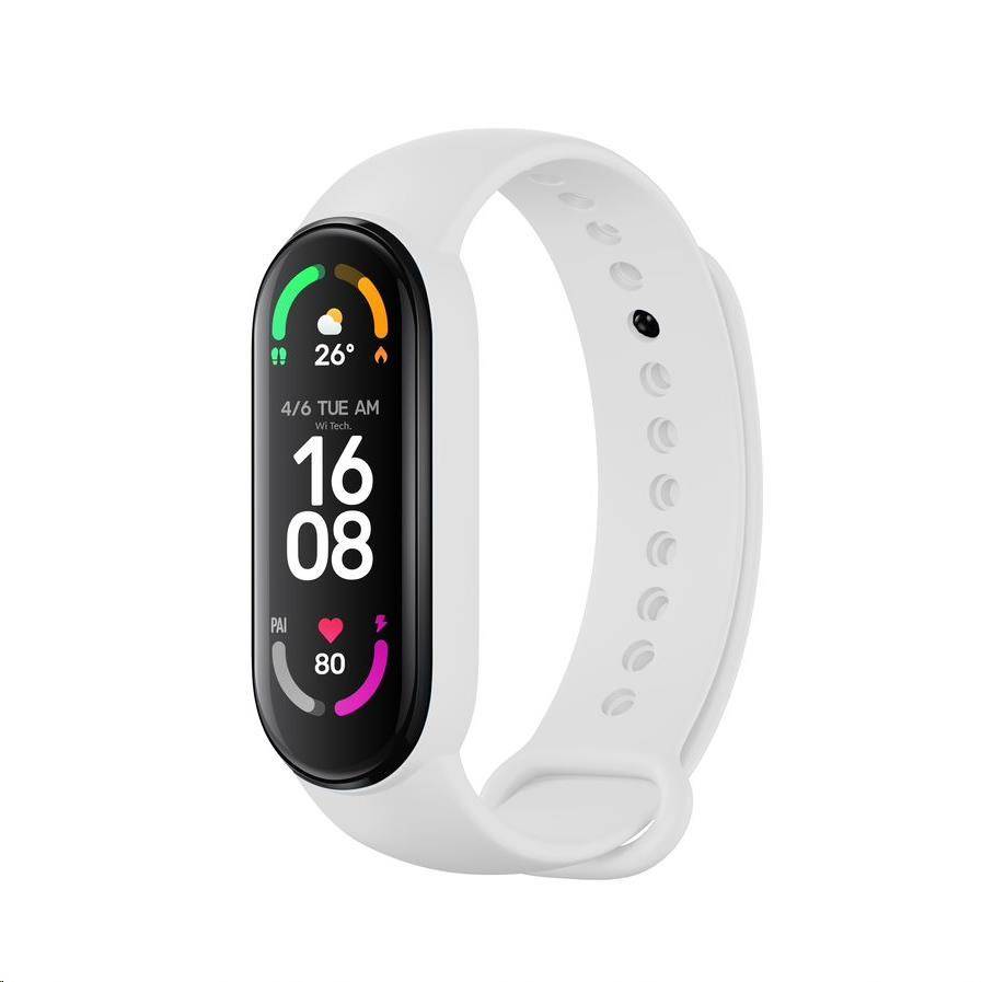 Rhinotech remienok pre Xiaomi Mi Band 6 biely