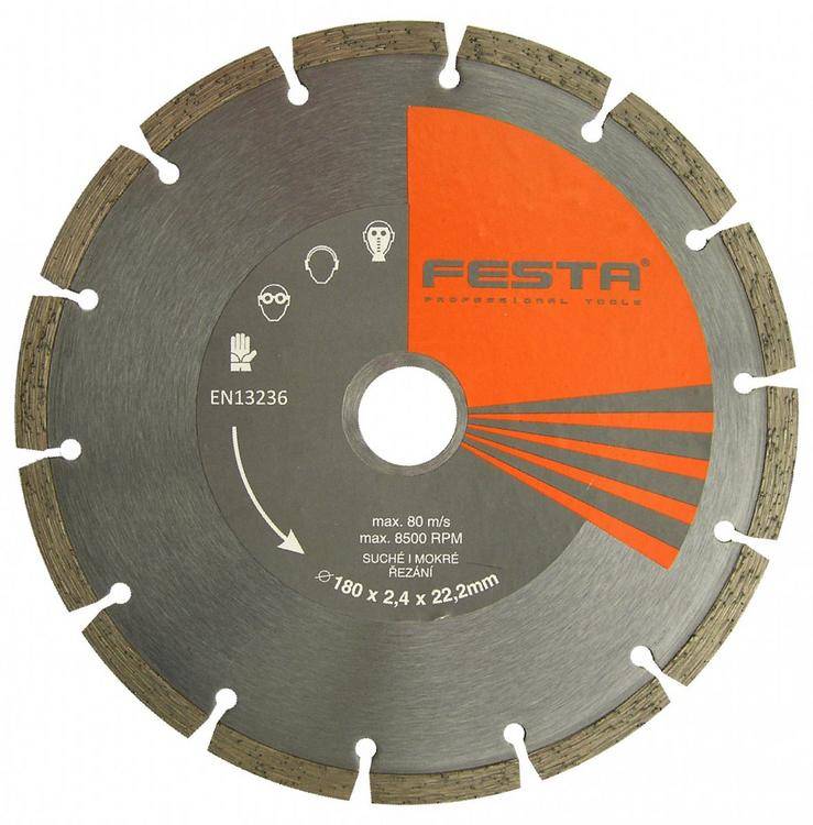Kotúč diamantový 230 mm Festa segmentový 21323