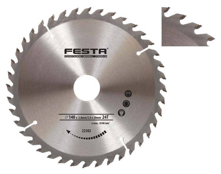 Kotúč pílový 250 x 30 mm 40 zubov TCT 22335
