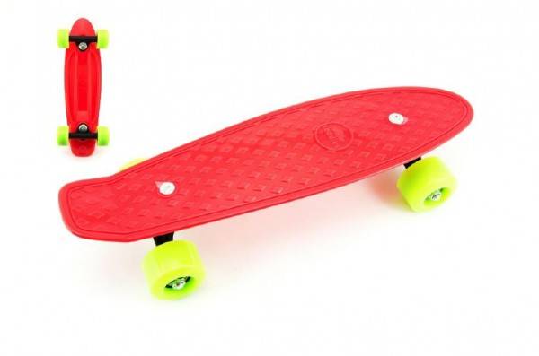 Skateboard - Pennyboard 43cm červený (max.60kg)