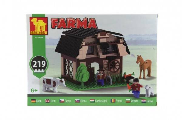 Stavebnica Dromader Farma 28508 219ks v krabici 35x25x5cm