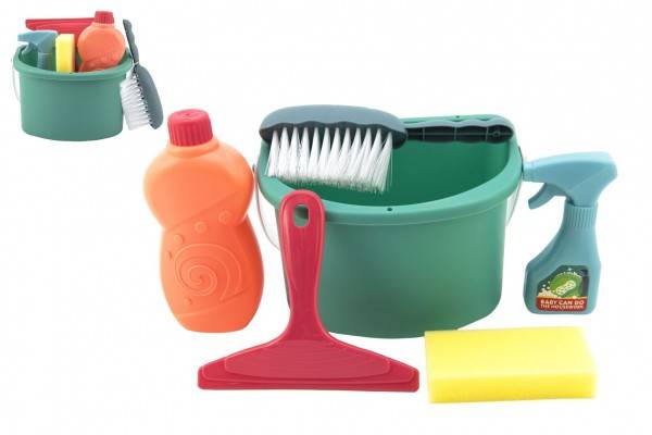 Upratovacia súprava / upratovačka plast 6ks sa zmetákom 22x20x15cm