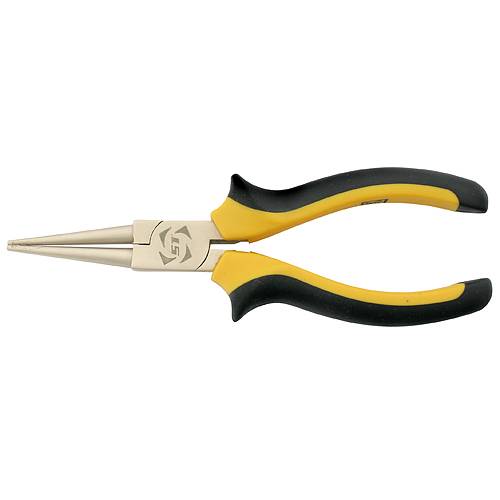 Kliešte Strend Pro PL0086 160 mm, s okrúhlymi čeľusťami, rovné, na poistné krúžky
