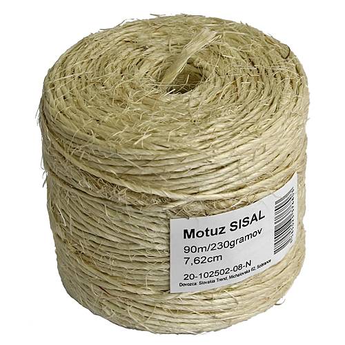 Motúz Sisal 03 090 m/230 g, TubePack