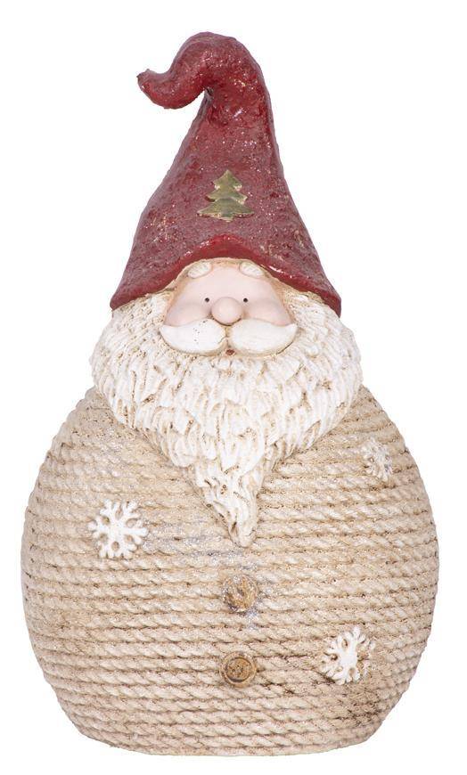 Postavicka Xecco 62109, Santa okrúhly veľký, magnesia, 42.5 cm