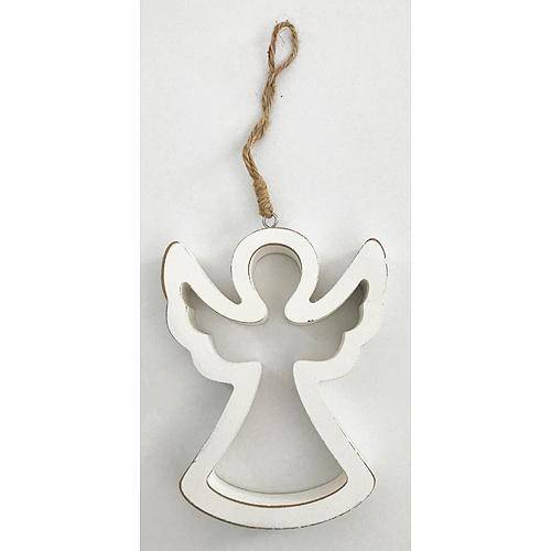 Dekoracia Woodeco 36126, Anjel, 11x14 cm, bal. 5 ks