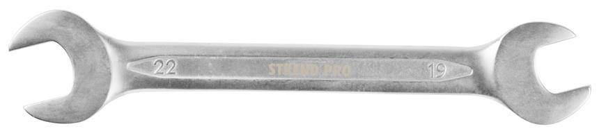 Kľúč Strend Pro 3113 19x22 mm, vidlicový, obojstranný, Cr-V