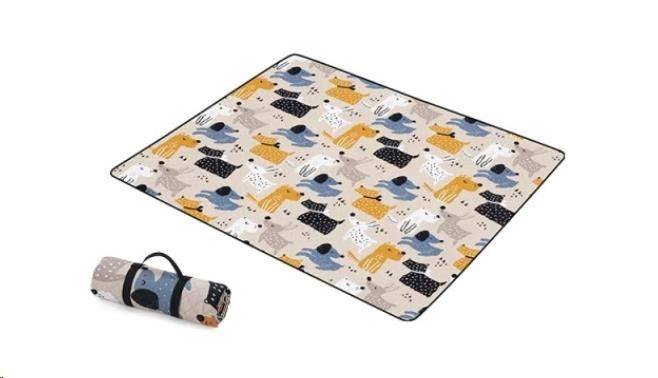 Naturehike malá pikniková deka S 145x170cm 670g - vzor zvířátka