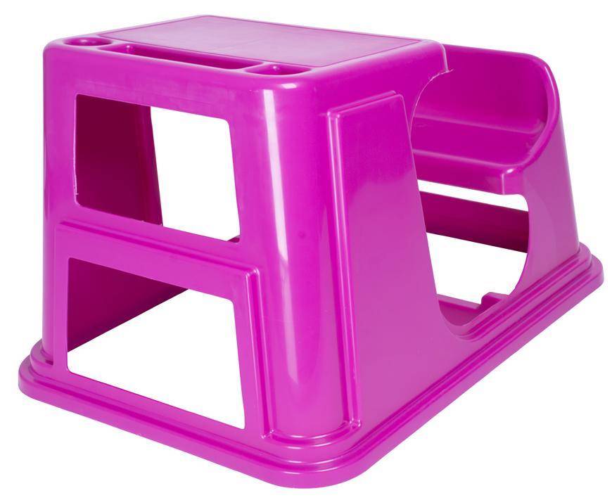 STREND Lavica DESK fialová detská so stolíkom 79x48x59cm
