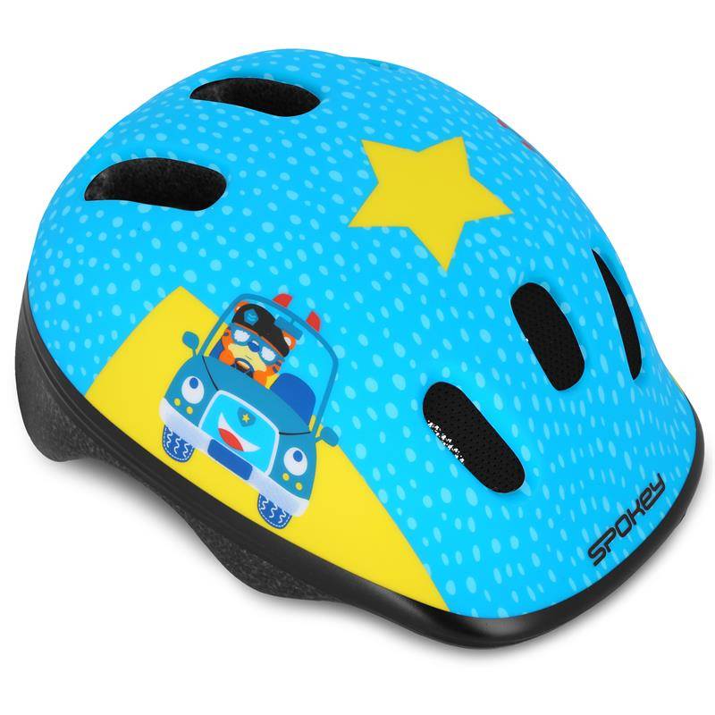 FUN POLICE Detská cyklistická prilba 52-56 cm