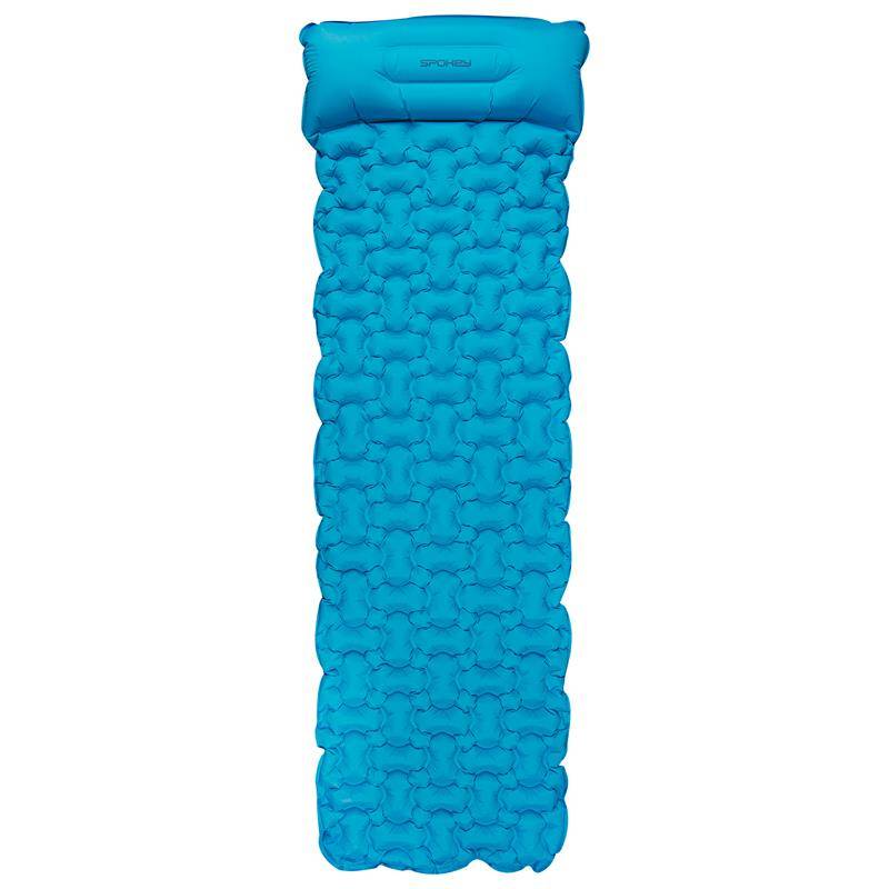 AIR BED PILLOW BIG Samonafukovací matrac s vankúšikom 213x62x6 cm, modrá
