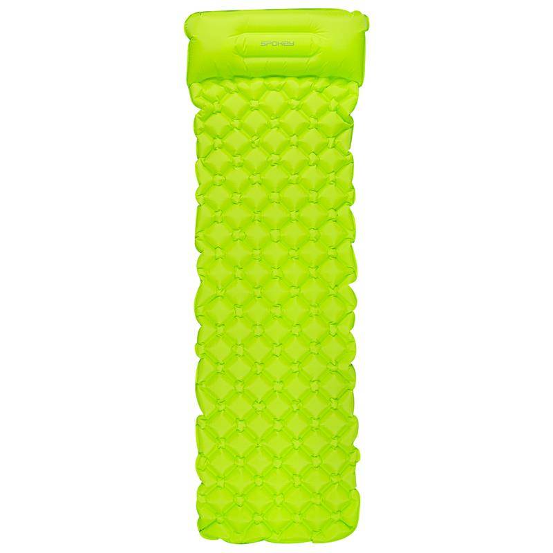 AIR BED PILLOW Samonafukovací matrac s vankúšikom 190x60x6 cm, zelená