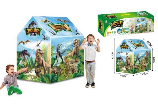 TEDDIES Stan/domeček dinosaurus 103x69x93cm v krabici 54x15x8cm