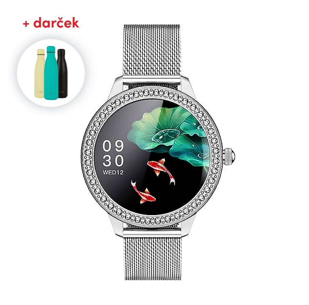 Garett Smarthodinky pre ženy Victoria strieborná oceľ.