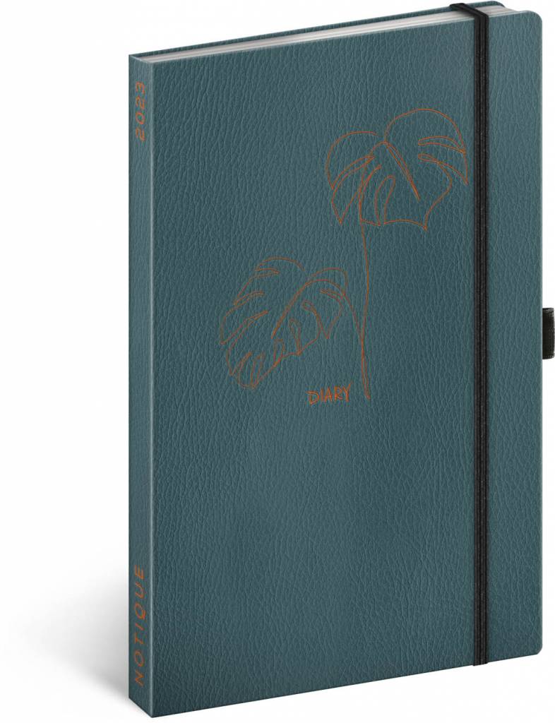 Týždenný diár Monstera 2023, 13 × 21 cm