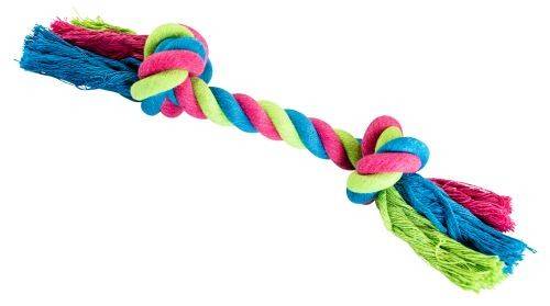HIP HOP DOG HHD bavlnený uzol 30cm/ 140g ružová, modrá, zelená