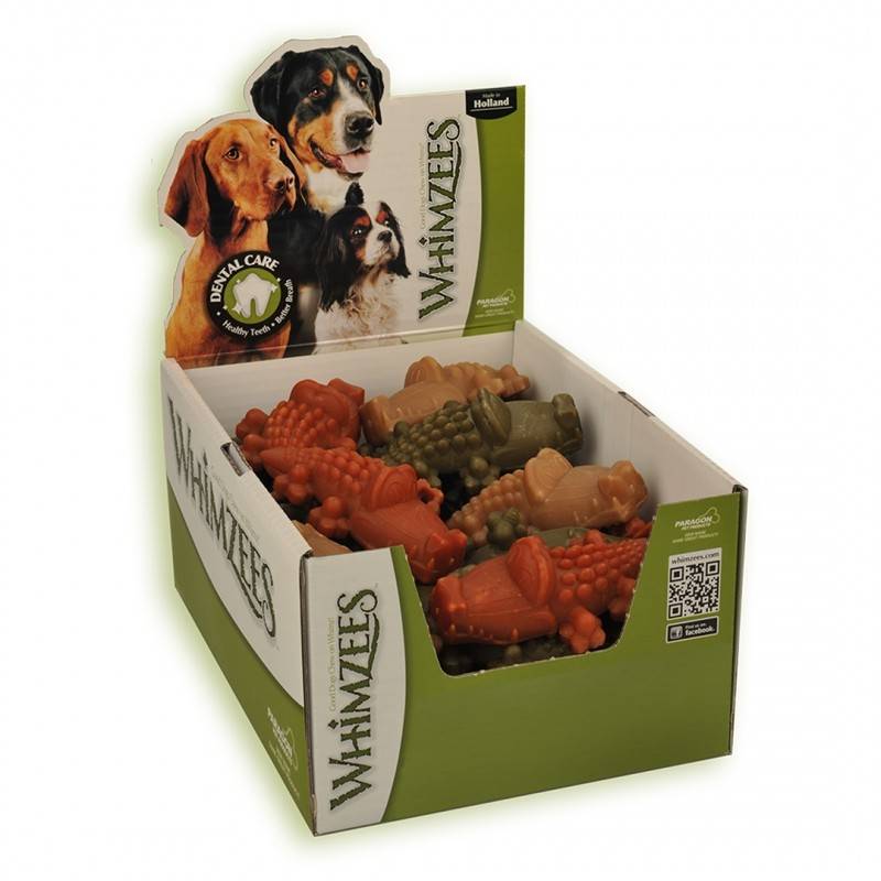 Whimzees WHIMZEES Aligator L 11,7cm/60g/ - 30ks Dental Snack