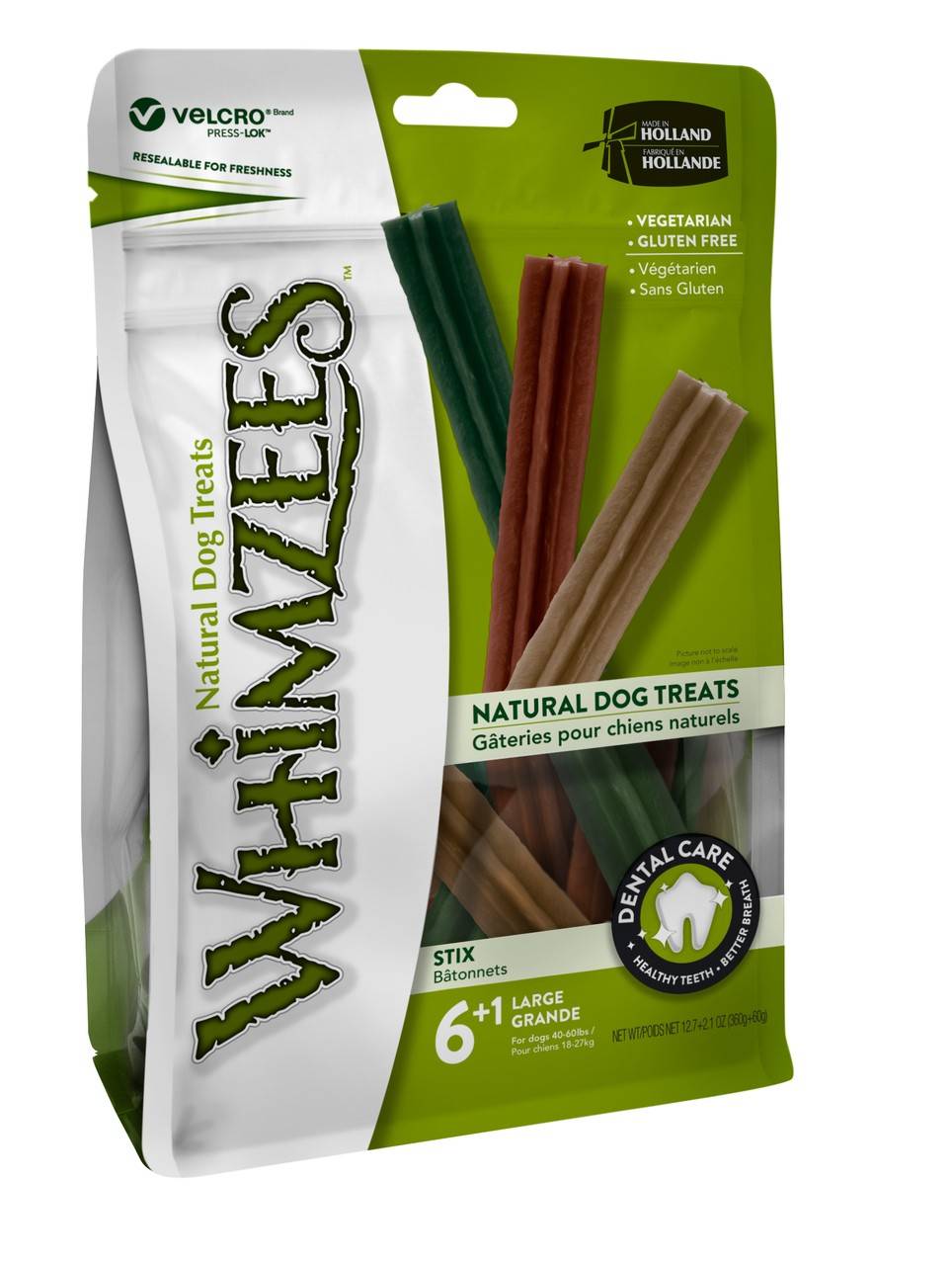Whimzees WHIMZEES Tyčinka L 17,8cm/60g/ - 6+1ks Dental Snack