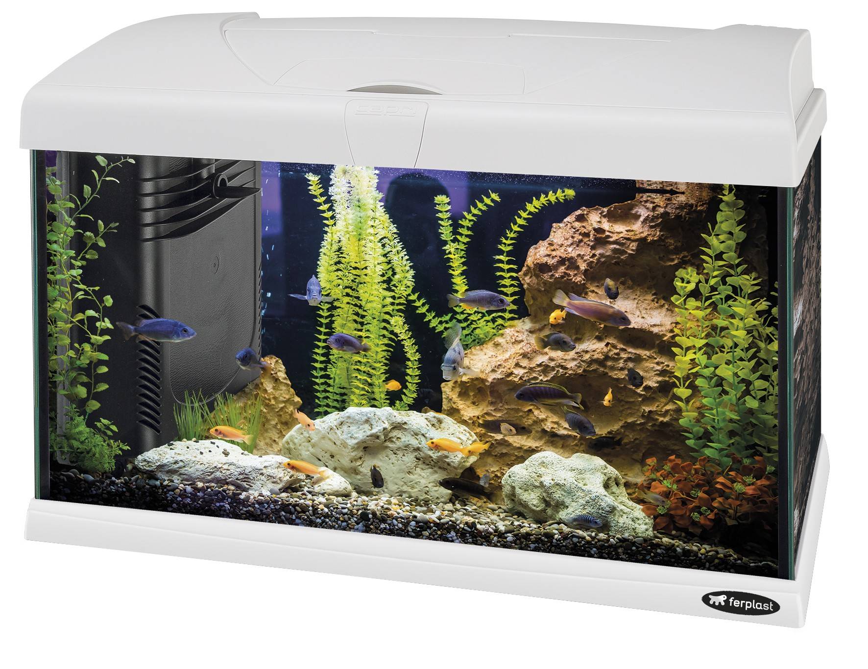 Ferplast CAPRI 50 LED WHITE AQUARIUM
