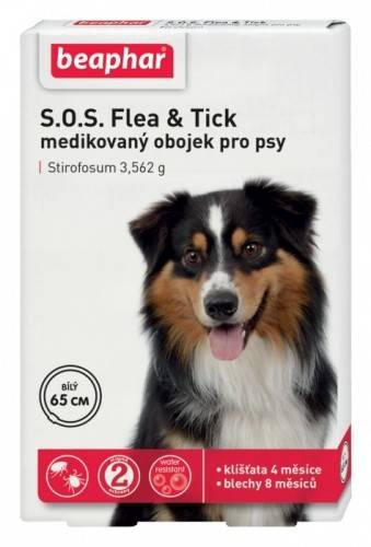 Beaphar SOS Antipar. obojok BEAPHAR 65cm