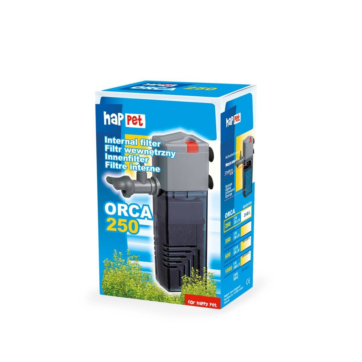 Happet Filter Orca 250 - max.60L