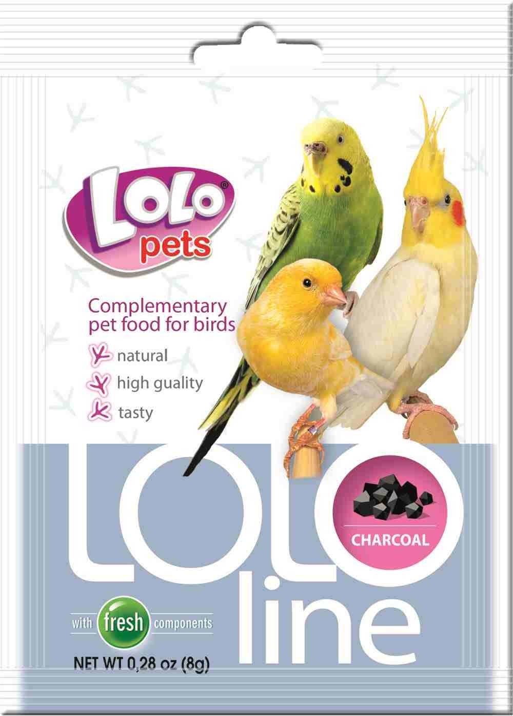 LOLOPETS LO Uhlie pre vtákov 10g