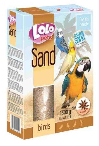 LOLOPETS LO Piesok pre vtákov s anýzom 1500g