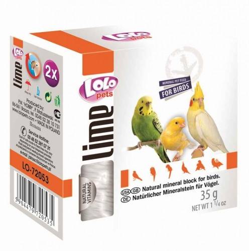 LOLOPETS LO Min. kamene pre vtáky 40g - natural