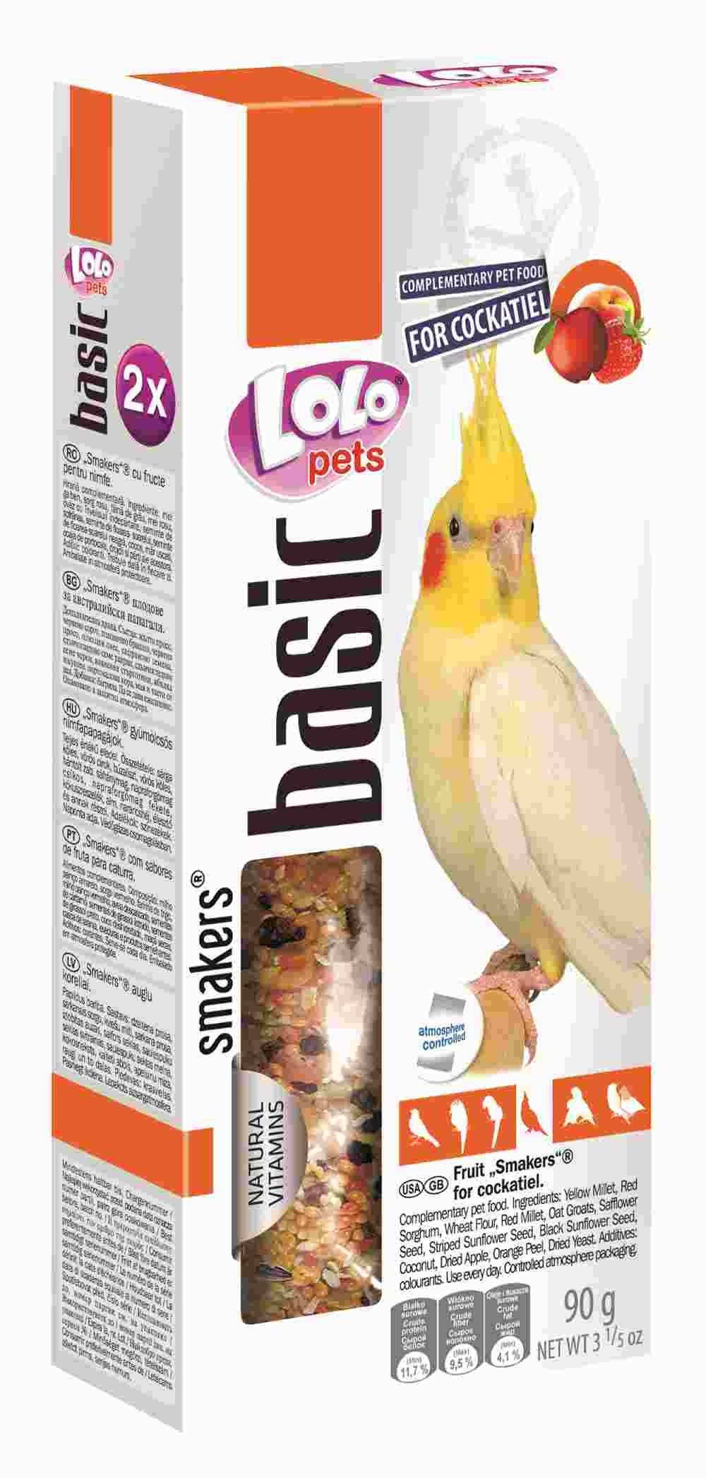 LOLOPETS LO Korela tyčinka 2ks - ovocie