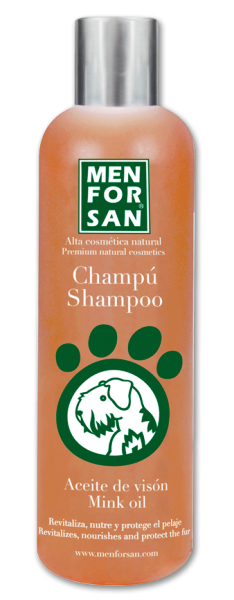 MEN FOR SAN Šampón na psov s norkovým olejom 300ml