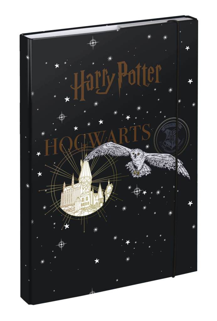 Dosky na školské zošity BAAGL A4 Harry Potter Rokfort Erb