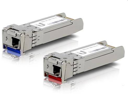 Ubiquiti UFiber UF-SM-10G-S SFP+ SM BiDi 10G modul, (LC konektor) 2-pack