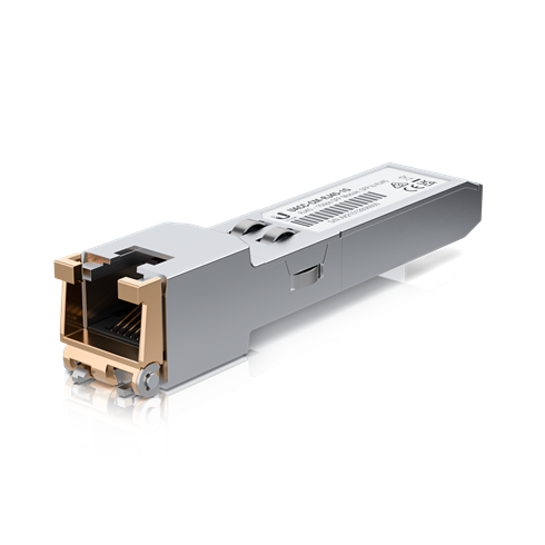 Ubiquiti UFiber UACC-CM-RJ45-1G   SFP 1G modul, (RJ45 konektor) 1-pack