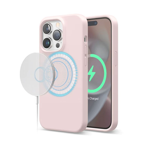 Elago kryt Silicone Case Magsafe pre iPhone 14 Pro - Lovely Pink