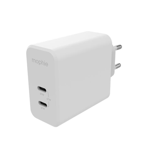 Mophie - Sieťový adaptér 67W GaN USB-C PD - biela