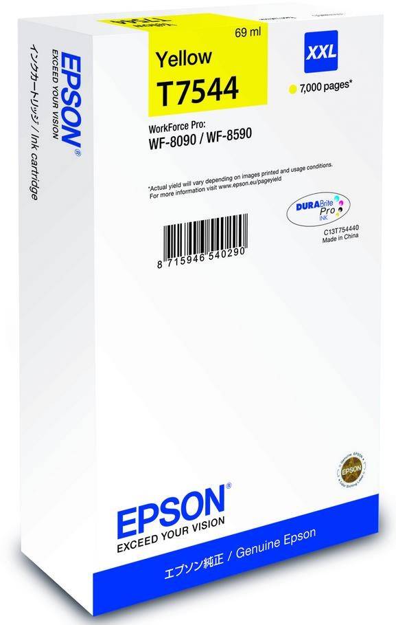 Epson T7544 XXL Yellow - originálny