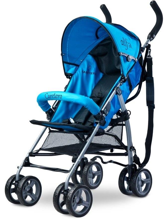 Golfový kočík CARETERO Alfa blue 2016
