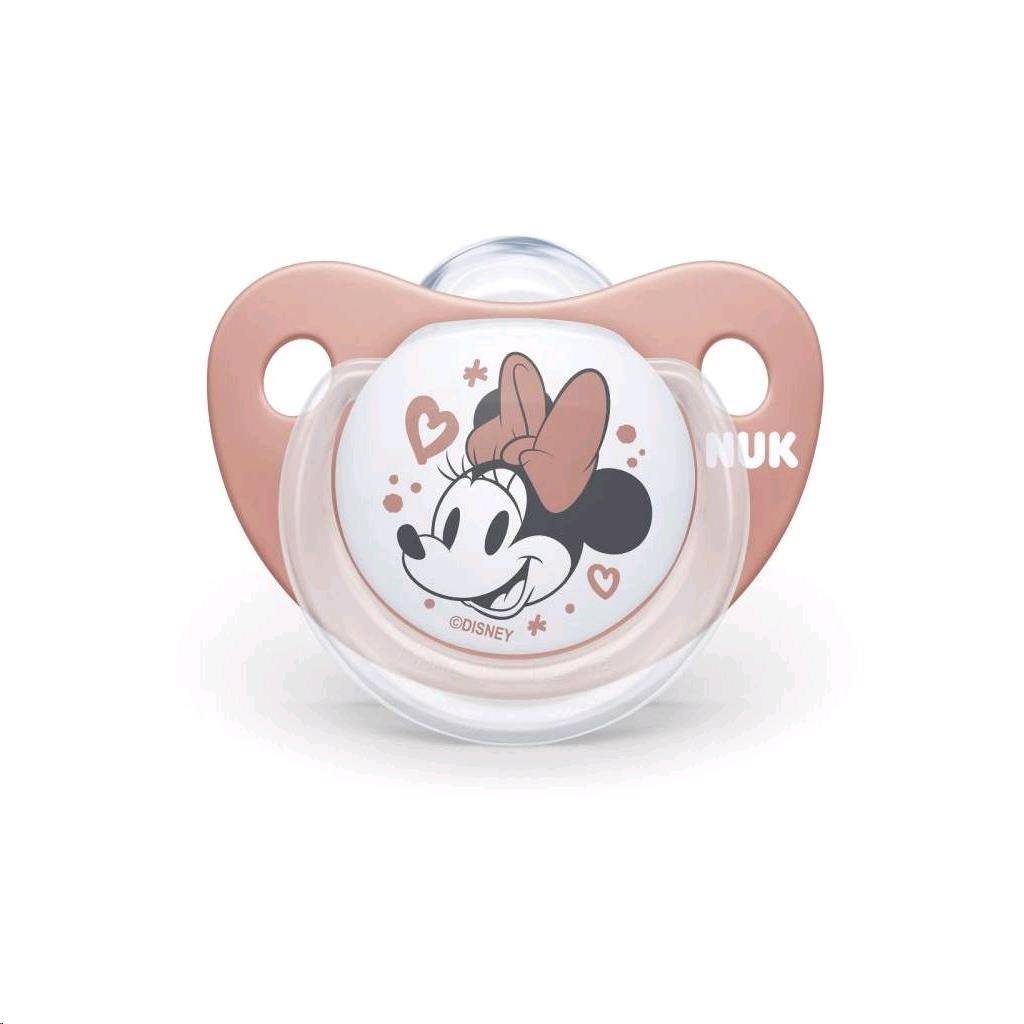 Cumlík Trendline NUK Disney Mickey Minnie 0-6m červený Box 0-6 m