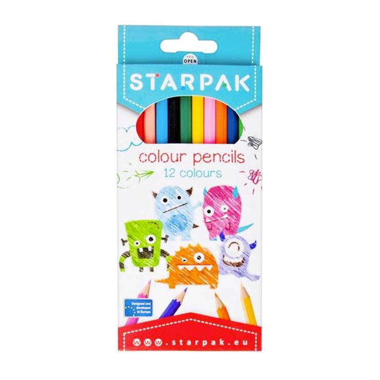 Starpak Farebné Ceruzky 12ks