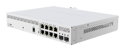 MIKROTIK RouterBOARD Cloud Smart Switch CSS610-8P-2S+IN + SwOS (8x GLAN POE; 2x SFP+) desktop/rack