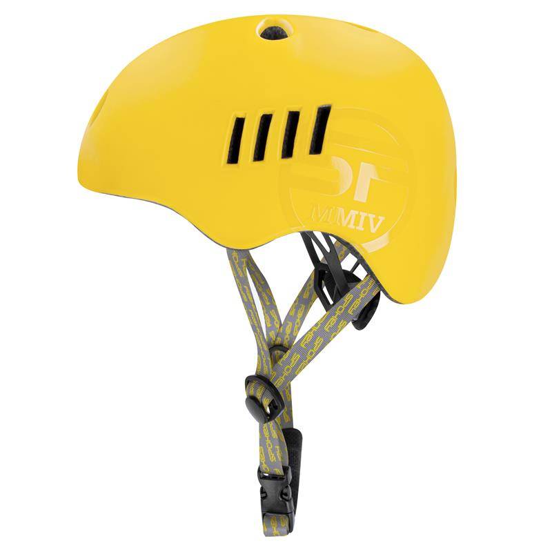 PUMPTRACK Juniorská cyklistická BMX prilba IN-MOLD, 48-58 cm, žlutá