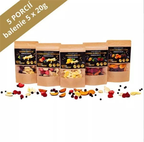 FitStream - Fit balíček sušené ovocie - MIX 100gr.(5porcií)