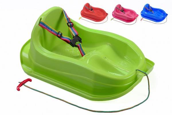 256746 Mini boby s bezpečnostnými popruhmi - Baby Snowflake Červená