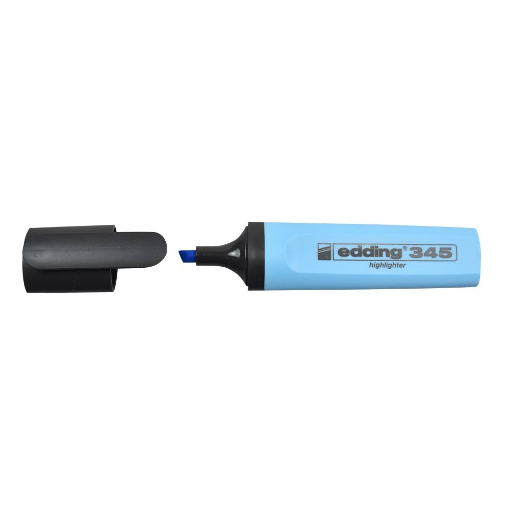 Zvýrazňovač 2-5mm 345 modrý Edding