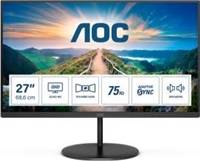 AOC MT IPS LCD WLED 27" Q27V4EA - panel IPS, 2560x1440, HDMI, DP, reproduktory