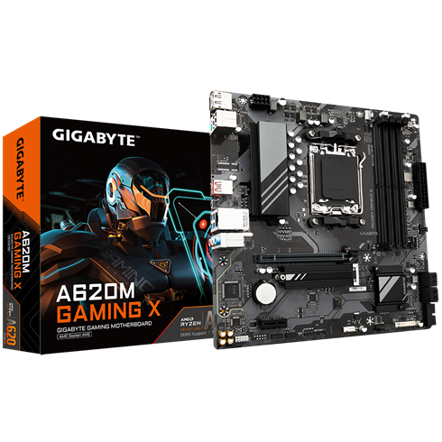 Gigabyte A620M GAMING X, AMD A620, AM5, 4xDDR5, mATX