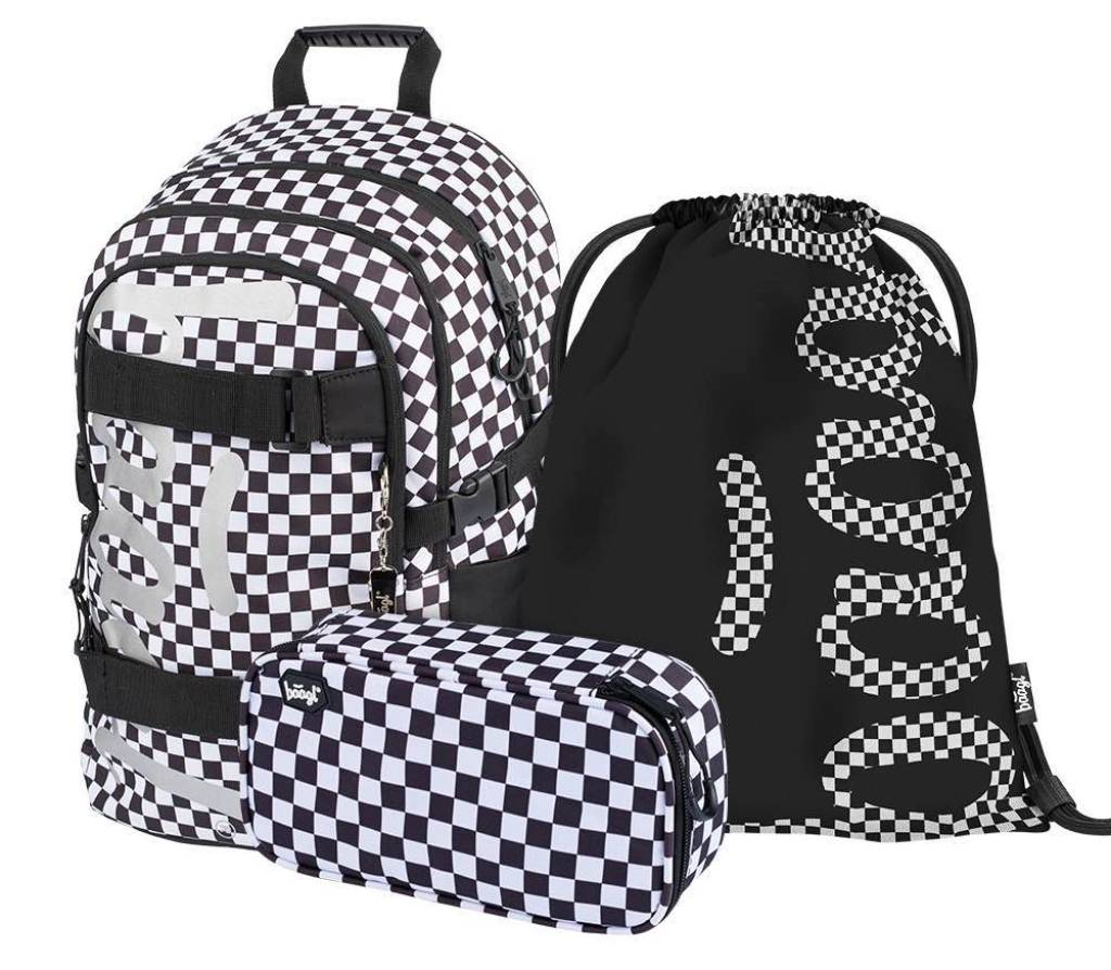 Školský Set 3 BAAGL Skate Ska: batoh, penál, vrecko