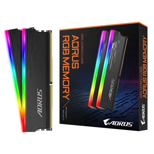 GIGABYTE AORUS 16GB (2x8GB) DDR4 3333 MHz RGB